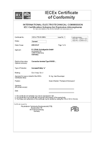 Thumbnail of document Data Sheet - 8180/03 Connection terminal
